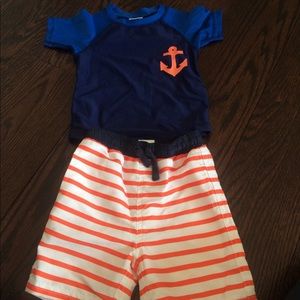 Egg baby swim outfit